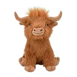Highland Cow 14-in Dog Toy Multipet